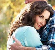 Romance Package - a couple embraces