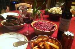 Thanksgiving Dinner in Bayfield, Wisconsin