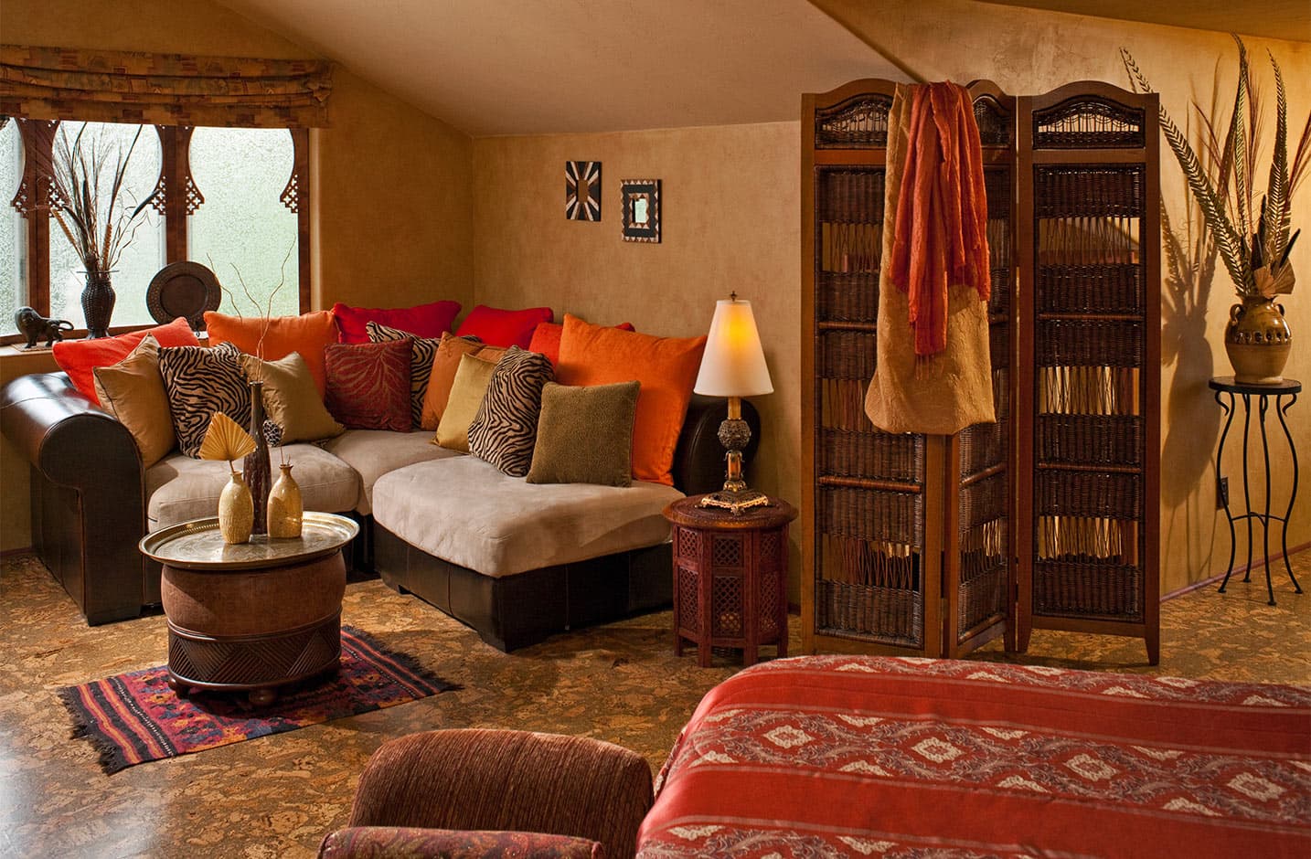 Sitting Area in Moroccan Suite