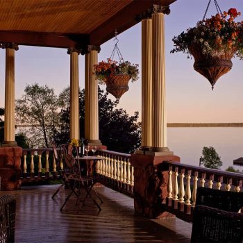 Front porch at Chateau