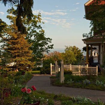 View of the Gardens from Old Rittenhouse Inn