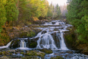 Photo of waterfalls in Northern Wisconsin near Bayfield