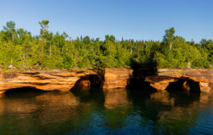 Wisconsin summer day at the Apostle Islands