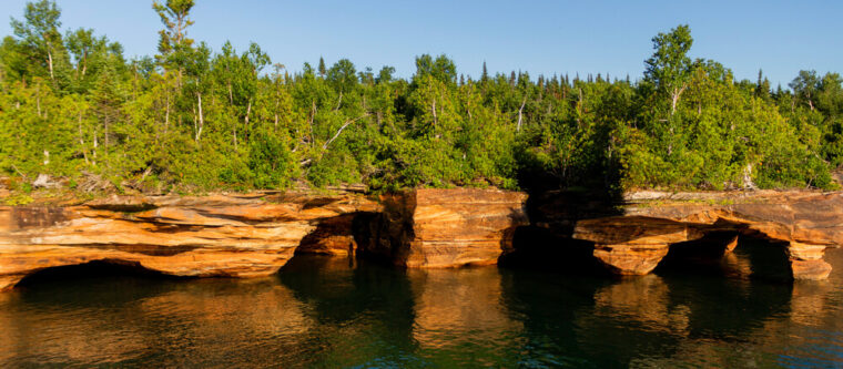 Wisconsin summer day at the Apostle Islands